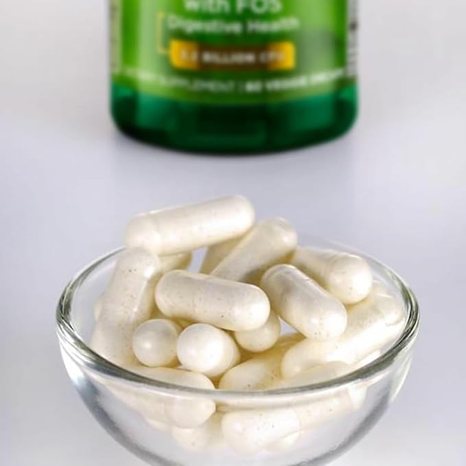 Swanson Dr. Stephen Langer's 16-Strain Probiotic with Prebiotic FOS for Gut-Health-Conscious Adults with 3.2 Billion CFU (60 Vegan Capsules 2 Pack)