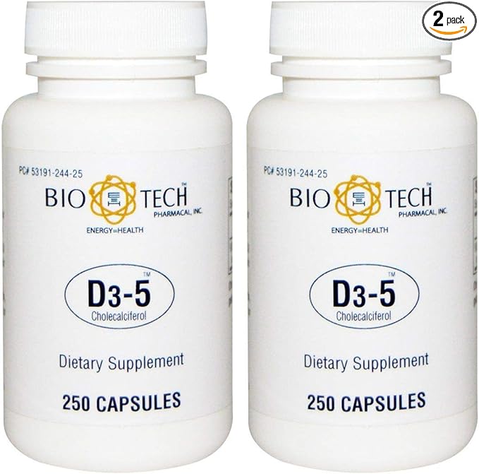 BioTech Pharmacal - D3-5 (5000 IU) (500 Tablets)