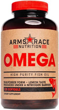 Arms Race Nutrition Omega High Purity Fish Oil - 120 Vegetable Capsules