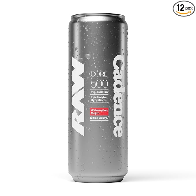 Cadence Electrolyte Drink - Watermelon Mojito Flavor 355ml x 12 | Science-Backed Hydration | Zero Sugar Zero Caffeine | Sodium Potassium &amp Magnesium for Performance &amp Recovery