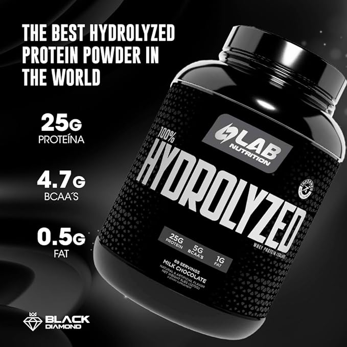 100% Hydrolyzed Whey Protein Isolate (5 Pounds Cookies and Cream Flavor) 25gr of Protein Build Muscle Lean Muscle Growth Easy Digestion Gluten Free Lactose Free Fast Absorbing.