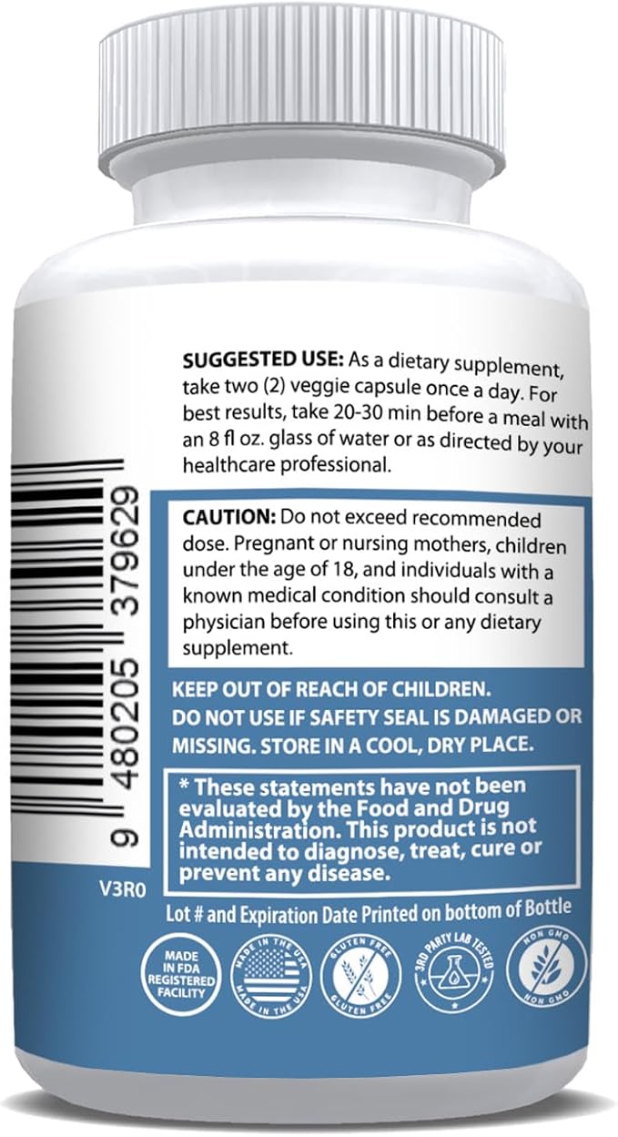 #1 Complete Research Vision Formula Advanced Eye Health Vitamin &amp Mineral Supplement Support w/Bilberry Lutein Zeaxanthin Lycopene Resveratrol | Eye Strain Dry Eyes 180 caps (3 Pack)
