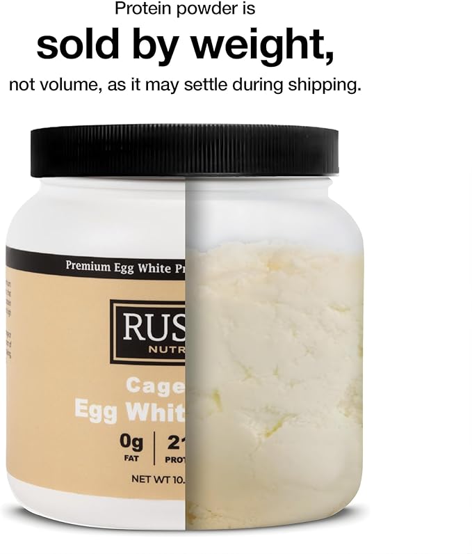 Premium Cage-Free Egg White Protein Powder USA-Sourced 21g Protein Humanely-Raised 0g Fat 0g Sugar 0g Cholesterol (Unflavored 24 Oz)