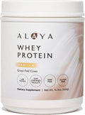 Alaya Naturals - Grass Fed Whey Protein Powder - Vanilla Flavor All Natural Hormone Free - 20g Protein per Serving - Non-GMO rBGH Free Gluten Free - Great Source of BCAA