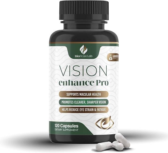 Vision Enhance Pro – Eye Wellness Supplement with Lutein Zeaxanthin &amp Botanical Extracts | Supports Daily Eye Wellness &amp Visual Comfort | 60-Day Supply