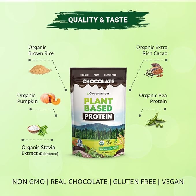Opportuniteas Organic Planted Based and Whey Protein