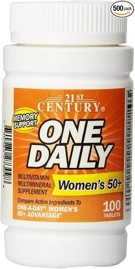 21st Century One Daily Women`s 50+ Tablets 150 Count (2 Pack)