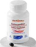 Vital Choice MSC Astaxanthin in Wild Alaskan Sockeye Salmon Oil Dietary Supplement 90 Softgels