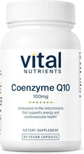 Vital Nutrients CoQ10 100mg - Vegan Supplement - CoEnzyme Q10 from Ubiquinone - Potent Antioxidant to Support Heart Health and Energy Levels* - Gluten Dairy and Soy Free - Non-GMO - 60 Capsules