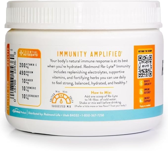 REDMOND Re-Lyte Immunity Multivitamin Supplement Mix (Pinapple Orange)