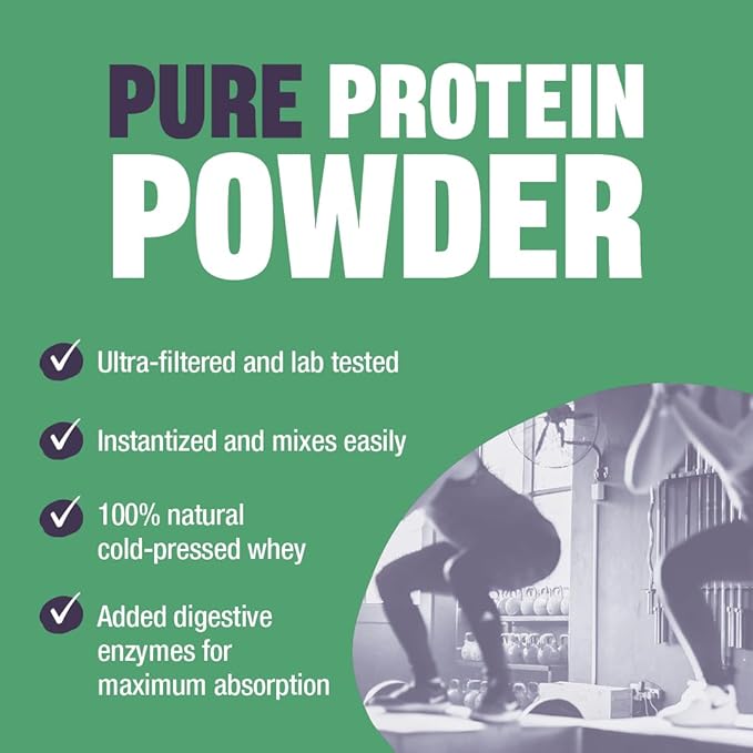 1lb No Bull Unflavored Whey Protein Powder Pure Instantized Whey SupplementHigh Protein Low Carb No Fillers No Additives Flavorless