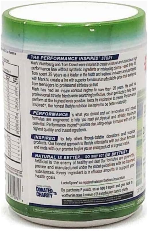 Performance Inspired Nutrition Plant Protein Powder – All Natural – 20G Protein – 1B Probiotics – Digestive Enzymes – Fiber Packed – Gluten Free – Chocolate Delight – 1.5lb