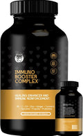 Defense support Strengthen your immune system and protect your health with10-in-1 combination of Vitamins C D3 B6 Zinc Echinacea Ginger Turmeric Spirulina Propolis and Probiotics. 60 cap