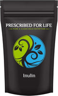 Prescribed For Life Inulin Powder | Prebiotics for Digestive Health | Gluten Free Vegan Non-GMO | Jerusalem Artichoke Supplement | Fructo Oligosaccharide FOS Powder (12 oz / 340 g)