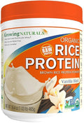 Growing Naturals Organic Raw Rice Protein - Vanilla Blast - 16.4 oz