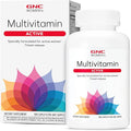 GNC Women’s Active Multivitamin Clinically Proven for Nutrition Exercise Recovery Energy Production Bone Health Beauty Immune Biotin Iron Zinc 180 Caplets