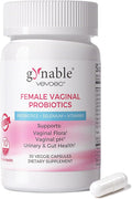 Gynable Vaginal Probiotic for Women- Female Probiotic for pH BalanceUpgraded to 10 Billion CFU Probiotics Odor Control Yeast Balance Promote Healthy Vaginal Flora &amp Feminine Health