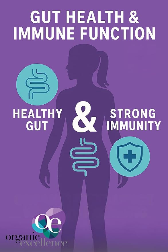 Organic Excellence Probiotics for Women – 30 Billion CFU 18 Strains Prebiotics &amp Sporebiotics – Gut Vaginal Digestive Immune &amp Urinary Tract Support – 30 Capsules