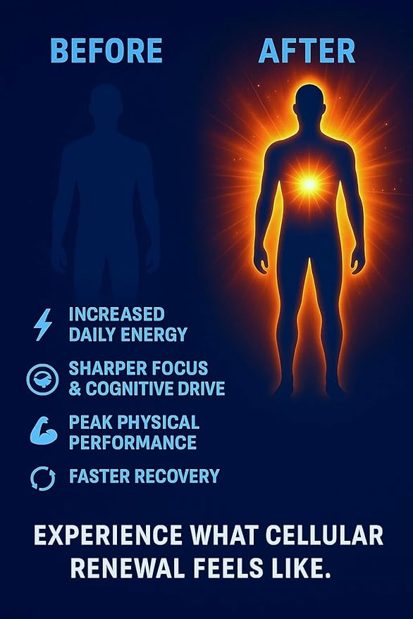 MitoFusion Complete Anti Aging NAD+ and Mitochondria Support Formula with 500mg Nicotinomide Riboside 250mg Urolithin A 25mg PQQ 50mg Apigenin. Energy | Focus | Longevity | Performance | Recovery
