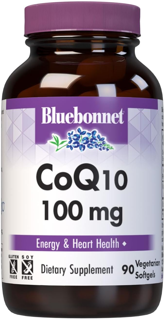 Bluebonnet CoQ-10 Vegetarian Softgels 100 mg 90 Count