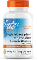 Doctor's Best High Absorption Magnesium Elemental 240 Count