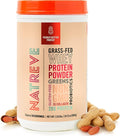 Natreve Whey Protein Powder - 28g Grass-Fed Whey Protein with Amino Acids Probiotics &amp Collagen - Gluten Free Peanut Butter Parfait 18 Servings