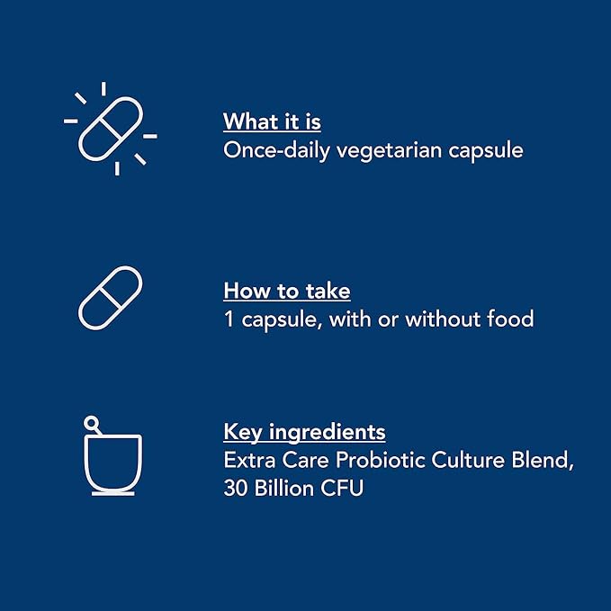 Renew Life Probiotic for Men &amp Women Bundle Bundle Pribiotic Supplements for Digestive &amp Immune Support Shelf Stable Gluten Free Extra Care (30B CFU) &amp Women's Care (25B CFU) 60 Capsul