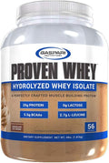 Gaspari Nutrition Proven Whey 100% Hydrolyzed Whey Isolate High Protein Lactose Free Low Carbohydrate and Low Sugar (4lb Chocolate Ice Cream)