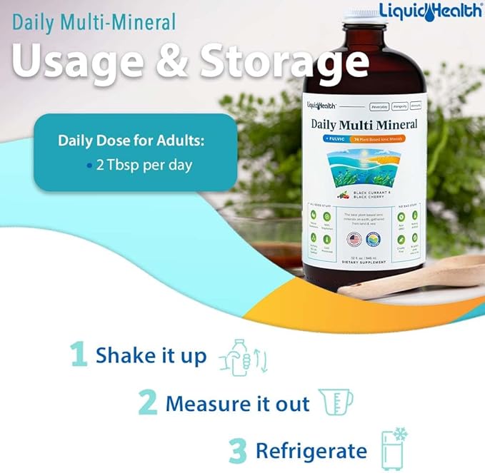 LIQUIDHEALTH Women's Health &amp Vitality Daily Liquid Multivitamin Bundle with Prenatal/Postnatal Multivitamin Calcium &amp Magnesium Daily Multi Mineral &amp Organic Vitamin B12 Drops - USA Ma