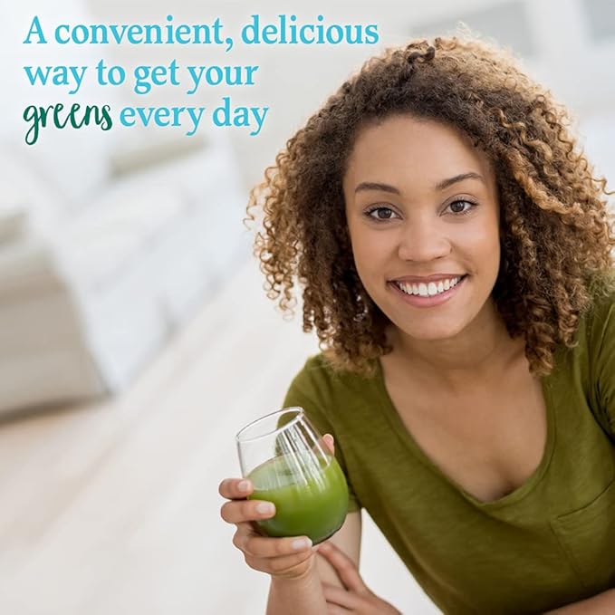 Garden of Life Perfect Food Super Green Formula - 60 Servings 45 Superfoods Greens Fruit &amp Veggie Juice Superfood Powder Supplement Probiotics &amp Organic Spirulina for Digestion &amp Immun