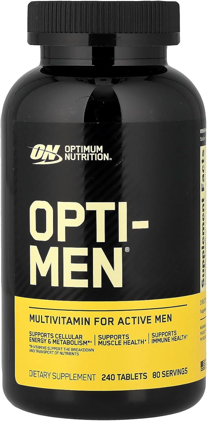 Optimum Nutrition Opti-Men Daily Multivitamin Supplement 240 Count