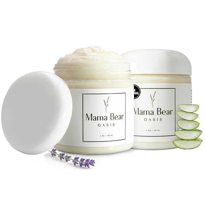 Mama Bear Oasis Lotion - Magnesium Cream - Lavender Magnesium Lotion for Foot Hands Legs Toes Includes Arnica Vitamin B6 Aloe Vera MSM (Pack of 2)