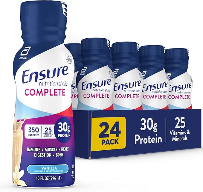 Ensure COMPLETE Nutrition Shake 30g of Protein Meal Replacement Shake with Nutrients for Immune Health &amp Max Protein Nutrition Shake with 30g of Protein