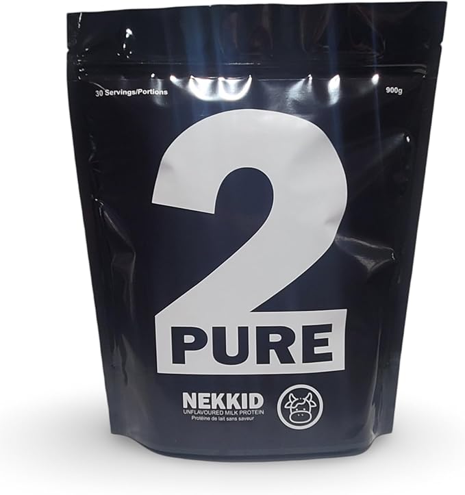 2-Pure Protein Powder - Only 2 Ingredients | Keto Unsweetened Low Carb Gluten Free Non-GMO | 26G Milk Protein Isolate Powder - 30 Servings (2 Pound Unflavored)
