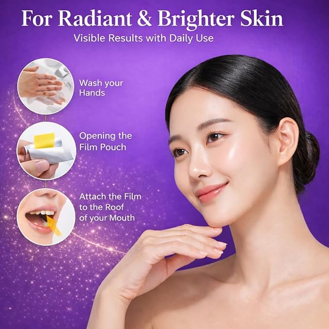 Dr. Lean Liposomal Glutathione – Hypercelle Max Strips with Milk Thistle Collagen &amp Hyaluronic Acid | Fast-Melt ODF Antioxidant Skin &amp Liver Support K-Beauty Made in Korea