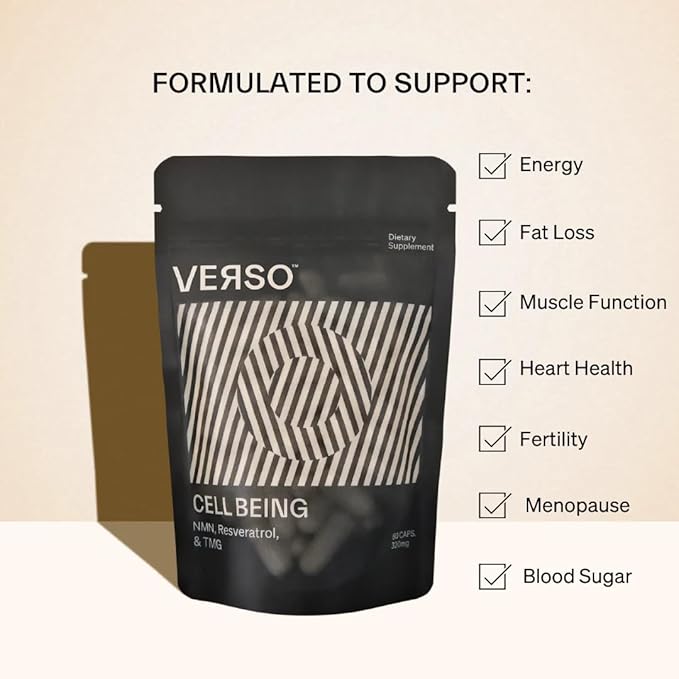 Verso Cell Being - NMN Resveratrol &amp TMG
