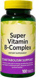 SEDLAV Super Vitamin B-Complex Tablets Dietary Supplement 100 Count Sticker