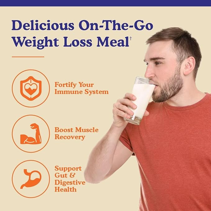 BBfL Grass-Fed Whey Protein Shake – 21g rBGH-Free Protein Vanilla Bean + Apple Cider Vinegar Prebiotics Digestive Enzymes Supports Gut Health – All-in-One Shake for Women &amp Men (15 Servings V