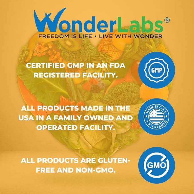 Wonder Labs Magnesium Oxide 400 483mg of Magnesium Oxide Pharmaceutical Grade** Compare to MAG-OX 400 ® - 250 Tablets