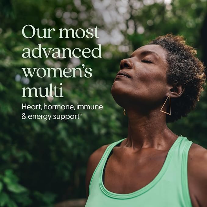 New Chapter Women's Multivitamin 40+ Advanced Formula for Heart Hormone Immune &amp Energy Support Higher Levels of Whole-Food Fermented B Vitamins +D3 Made with Organic Non-GMO Ingredients 96 C
