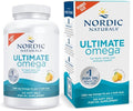 Nordic Naturals Ultimate Omega Lemon Flavor - 210 Soft Gels - 1280 mg Omega-3 - High-Potency Fish Oil with EPA &amp DHA - Promotes Brain &amp Heart Health - Non-GMO - 105 Servings