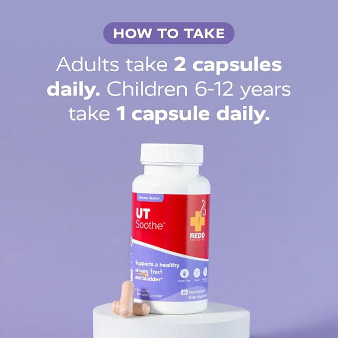 Redd Remedies Bone Health Advanced 120 Capsules and UT Soothe wih Probiotics 60 Capsules