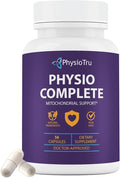PhysioTru Physio Complete CoQ10 Supplement - Superior Nutrient Absorption Antioxidant &amp Energy Support - Coenzyme Q10 Ubiquinone with Fulvic Acid Magnesium Taurate &amp Reishi Extract - 1 Pack
