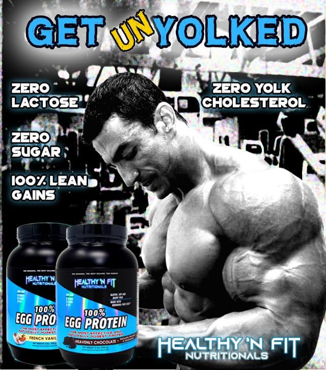 Healthy 'N Fit 100% Egg Protein- Banana Blast (4lb): 100% Egg White Protein. Zero Lactose Zero Sugar.- Ultra Pure Natural Egg Protein Isolate