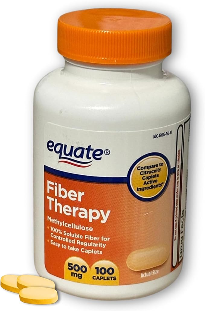 Fiber Therapy Methylcellulose 500mg100ct (Pack of 1)