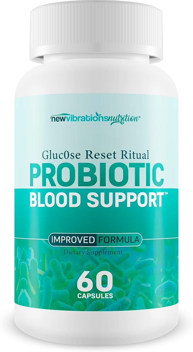 Gluc0se Reset Ritual Probiotic Blood Support - Our Best Probiotics &amp Prebiotics For Blood Balance - Prebiotics &amp Probiotics With Vitamin D - Healthy Gut Restore Probiotic Leaky Gut Repair Supp
