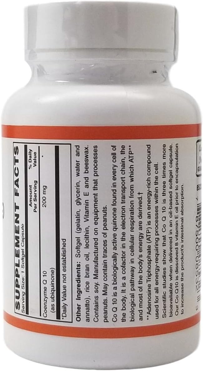 COENZYME Q10 200 MG 30 SOFTGELS