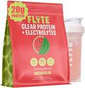 FLYTE Clear Whey Isolate Protein Powder Watermelon Flavor | 20g Grass-Fed Whey Isolate + Electrolytes | No Added Sugar Gluten-Free 20 Servings