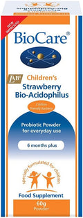 (2 Pack) - Biocare - Child Strawberry BioAcidophilu | 60g | 2 Pack Bundle