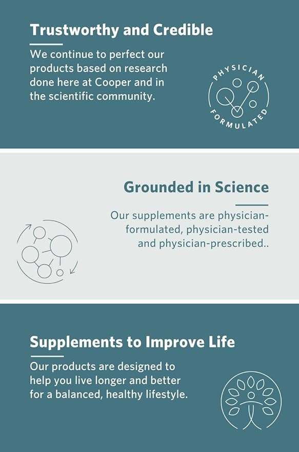 Cooper Complete - CoQ10 50 mg - CoEnzyme10 Ubiquinol Supplement - 60 Softgels per Bottle. Pack of 2